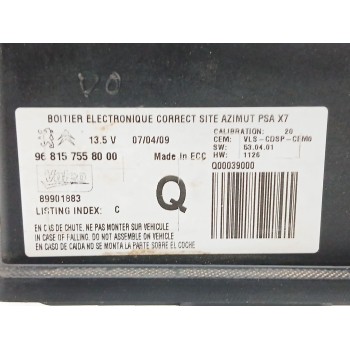 Recambio de modulo electronico para citroën c5 iii (rd_) 2.0 hdi 140 referencia OEM IAM 9681575580 89901883 