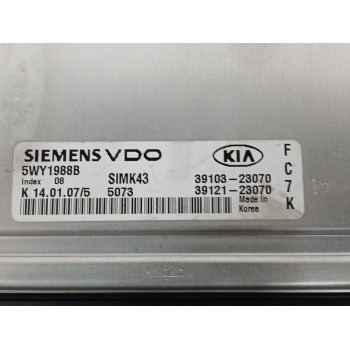 Recambio de centralita motor uce para kia sportage ii (je_, km_) 2.0 i 16v referencia OEM IAM 3910323070 3912123070 5WY1988B