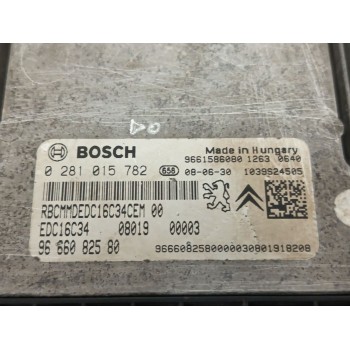Recambio de centralita motor uce para peugeot bipper tepee 1.4 hdi referencia OEM IAM 9661586080 0281015782 