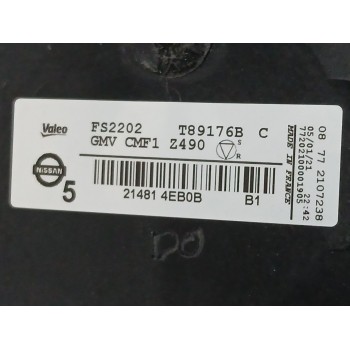 Recambio de electroventilador para nissan qashqai ii (j11, j11_) 1.3 dig-t referencia OEM IAM 214814EB0B  