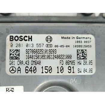 Recambio de centralita motor uce para mercedes-benz clase b sports tourer (w245) b 200 cdi (245.208) referencia OEM IAM A6401501