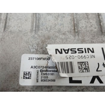 Recambio de centralita motor uce para nissan qashqai ii (j11, j11_) 1.3 dig-t referencia OEM IAM 237108FW00 A3C0724890001 NEC990