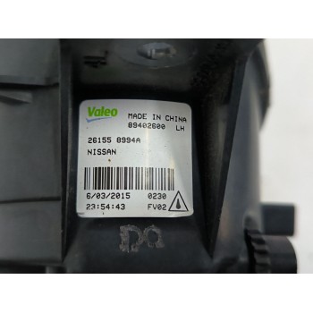 Recambio de faro antiniebla izquierdo para nissan x-trail iii (t32_, t32r, t32rr) 1.6 dci (t32) referencia OEM IAM 261558994A 89