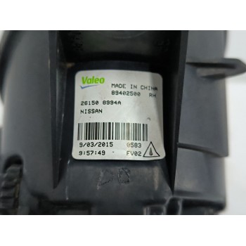 Recambio de faro antiniebla derecho para nissan x-trail iii (t32_, t32r, t32rr) 1.6 dci (t32) referencia OEM IAM 261508994A 8940