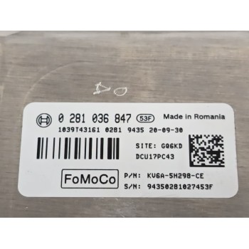 Recambio de modulo electronico para ford kuga iii (dfk) 2.0 ecoblue mhev referencia OEM IAM KU6A5H298CE 0281036847 