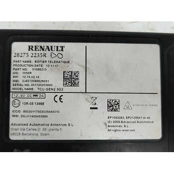 Recambio de modulo electronico para smart forfour hatchback (453) electric drive / eq (453.091) referencia OEM IAM 282752235R  