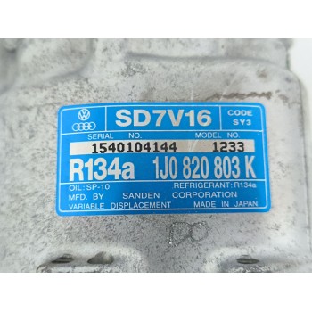 Recambio de compresor aire acondicionado para seat cordoba (6k1, 6k2) 1.4 16v referencia OEM IAM 1J8820803K  