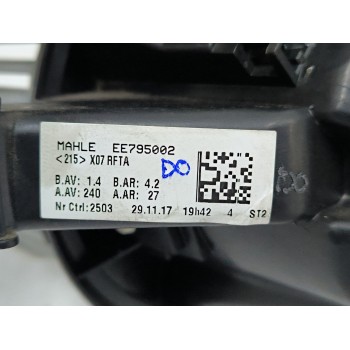 Recambio de motor calefaccion para smart forfour hatchback (453) electric drive / eq (453.091) referencia OEM IAM EE795002 X07RF