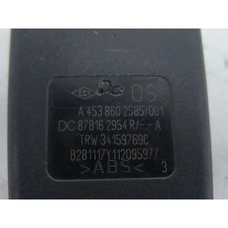ENGANCHE CINTURON TRASERO IZQUIERDO 878162954R