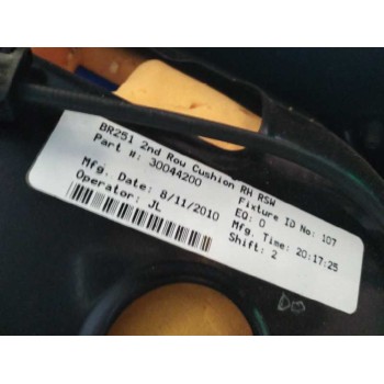 Recambio de asientos trasero derecho para mercedes-benz clase r (w251) r 350 cdi 4-matic (251.023) referencia OEM IAM  FILA CENT