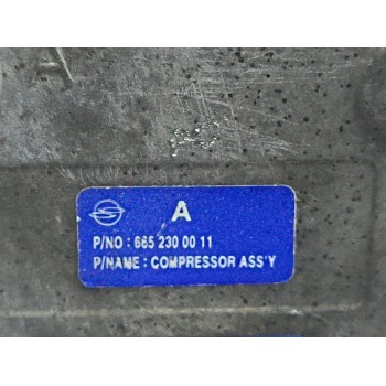 Recambio de compresor aire acondicionado para ssangyong rodius i 2.7 xdi referencia OEM IAM 6652300011 180500390A 