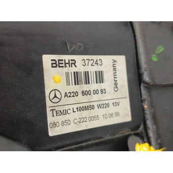 Recambio de electroventilador para mercedes-benz clase s (w220, v220) s 320 (220.065, 220.165) referencia OEM IAM A2205000093  
