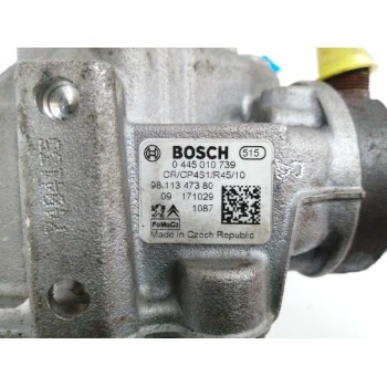 Recambio de bomba inyeccion para citroën c-elysée exclusive referencia OEM IAM 9811347380 0445010739 