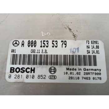 Recambio de centralita motor uce para mercedes-benz clase c (w203) c 200 cdi (203.004) referencia OEM IAM A0001535379 0281010852