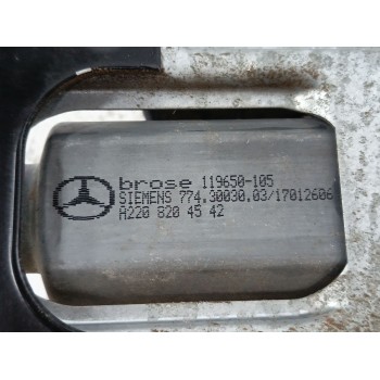 Recambio de elevalunas delantero derecho para mercedes-benz clase c (w203) c 200 cdi (203.004) referencia OEM IAM A2037201846 A2