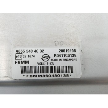 Recambio de centralita motor uce para ssangyong rodius i 2.7 xdi referencia OEM IAM A6655404032  
