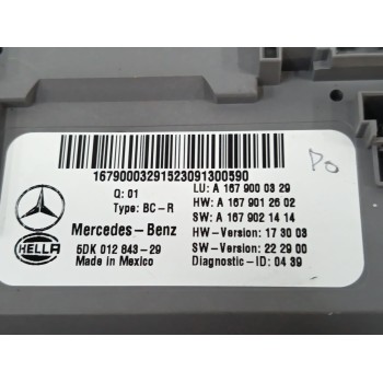 Recambio de modulo electronico para mercedes-benz gle (v167) gle 300 d 4-matic (167.109) referencia OEM IAM A1679000329 A1679012