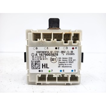 Recambio de modulo electronico para mercedes-benz gle (v167) gle 300 d 4-matic (167.109) referencia OEM IAM A1679003828 A2139017