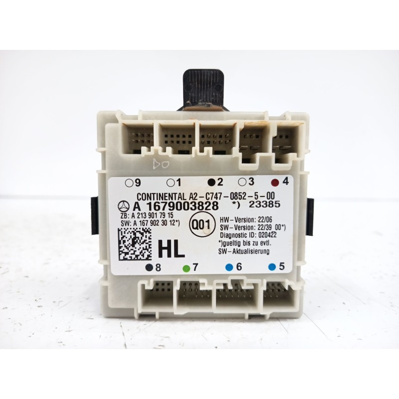 Recambio de modulo electronico para mercedes-benz gle (v167) gle 300 d 4-matic (167.109) referencia OEM IAM A1679003828 A2139017