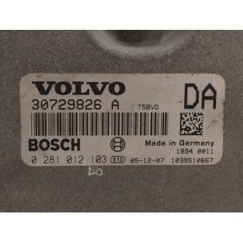 Recambio de centralita motor uce para volvo xc70 2.4 diesel cat referencia OEM IAM 30729826 0281012103 