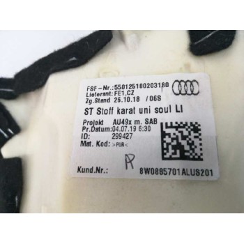 Recambio de airbag lateral trasero izquierdo para audi a4 avant (8w5) sport edition quattro referencia OEM IAM 8W0885701  