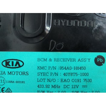 Recambio de modulo electronico para kia stonic (yb) 1.0 t-gdi referencia OEM IAM 954A0H8450 40Y8T51000 