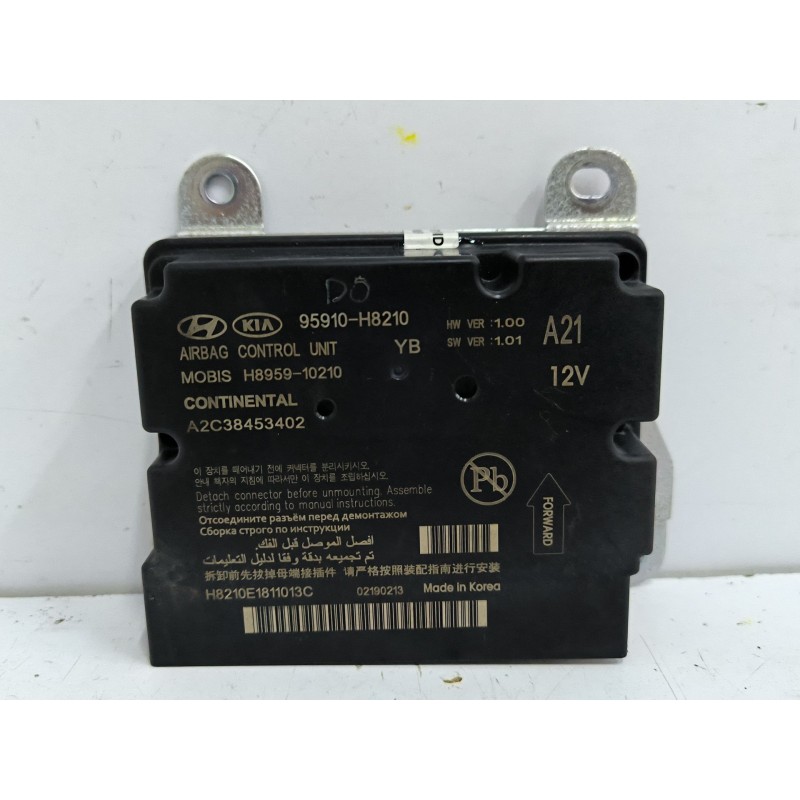 Recambio de centralita airbag para kia stonic (yb) 1.0 t-gdi referencia OEM IAM 95910H8210  