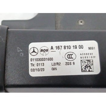 Recambio de bandeja trasera para mercedes-benz gle (v167) gle 300 d 4-matic (167.109) referencia OEM IAM A1678101900  