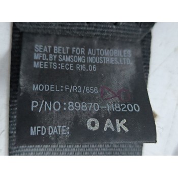 Recambio de cinturon seguridad trasero izquierdo para kia stonic (yb) 1.0 t-gdi referencia OEM IAM 89870H8200 89870H8200WK 