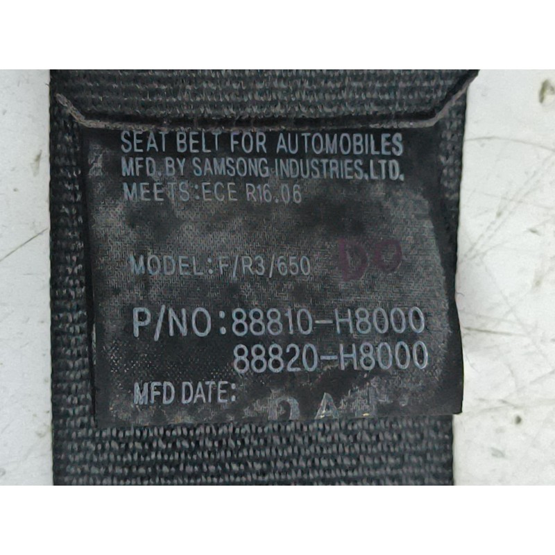 CINTURON SEGURIDAD DELANTERO IZQUIERDO 88820H8000