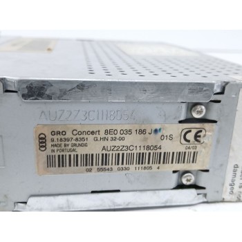 Recambio de sistema audio / radio cd para audi a4 b7 (8ec) 2.0 referencia OEM IAM 8E0035186J  