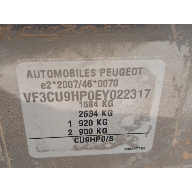 PEUGEOT 2008 (--.2013->) 2014