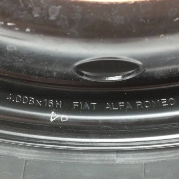 Recambio de neumatico repuesto para alfa romeo mito (145) 1.3 jtd cat referencia OEM IAM 50515572 4,00BX16H ET15 