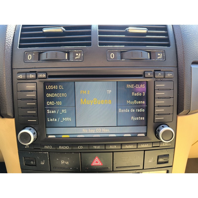 Recambio de pantalla multifuncion para volkswagen touareg (7la, 7l6, 7l7) 2.5 r5 tdi referencia OEM IAM   
