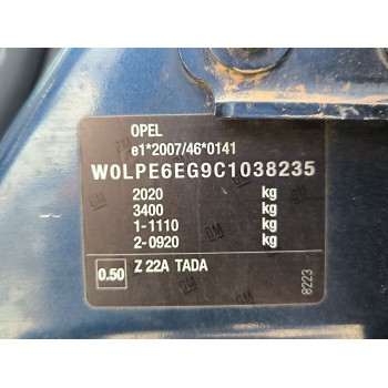 opel astra j (p10) del año 2012