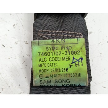 Recambio de cinturon seguridad delantero derecho para ssangyong actyon i 2.0 xdi referencia OEM IAM 7460131002  