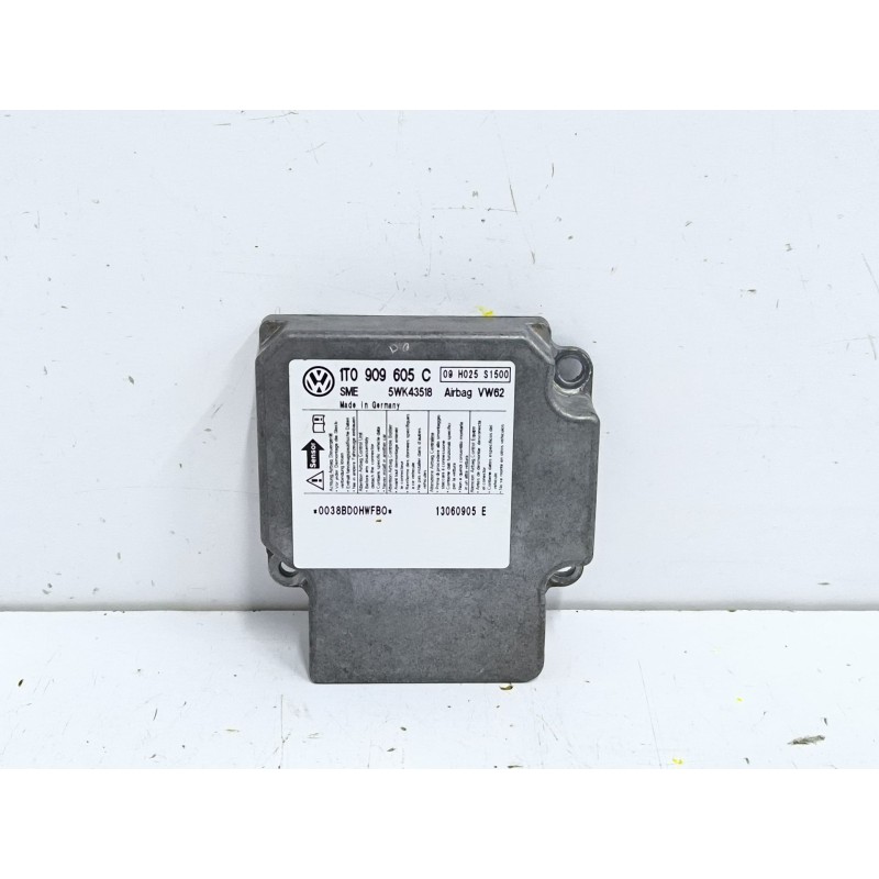 Recambio de centralita airbag para volkswagen touran (1t1, 1t2) 1.9 tdi referencia OEM IAM 1T0909605C 5WK43518 