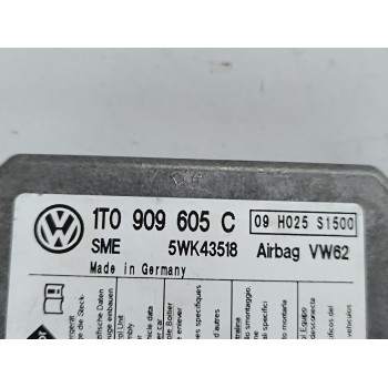 Recambio de centralita airbag para volkswagen touran (1t1, 1t2) 1.9 tdi referencia OEM IAM 1T0909605C 5WK43518 