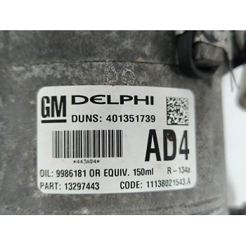 Recambio de compresor aire acondicionado para opel zafira b furgoneta/monovolumen (a05) 1.7 cdti van (m75) referencia OEM IAM 40