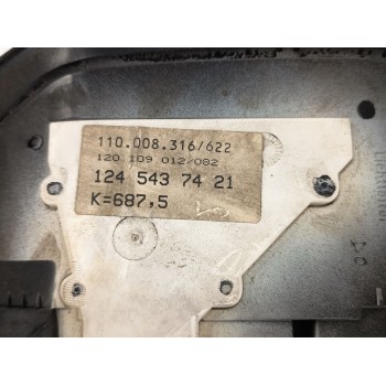 Recambio de cuadro instrumentos para mercedes-benz 124 sedán (w124) 300 d (124.130) referencia OEM IAM 1245437421 87001280 