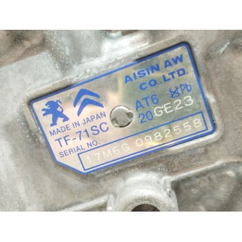 Recambio de caja cambios para citroën c4 spacetourer (3d_) 1.6 bluehdi 120 referencia OEM IAM 20GE23  