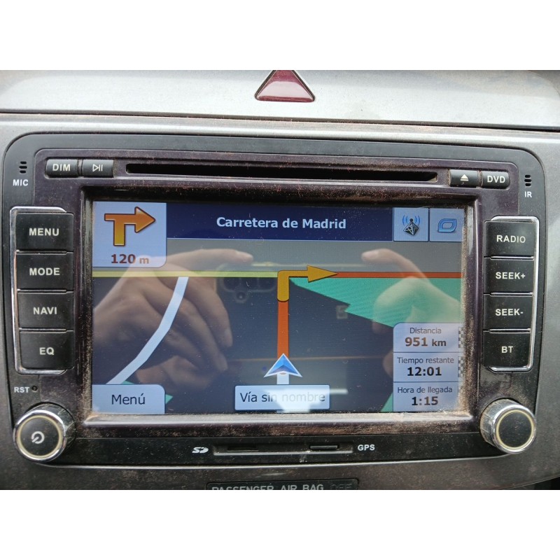 Recambio de pantalla multifuncion para volkswagen passat b6 (3c2) 2.0 tdi referencia OEM IAM   