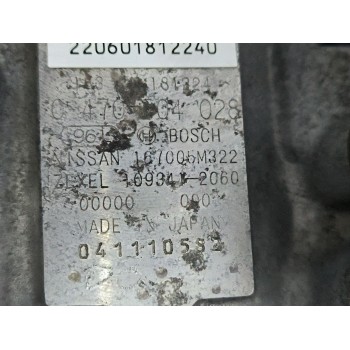 Recambio de bomba inyeccion para nissan almera ii (n16) 2.2 di referencia OEM IAM 167005M322 0470504028 