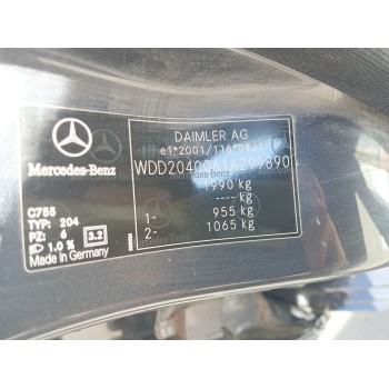 mercedes-benz clase c (w204) del año 2009