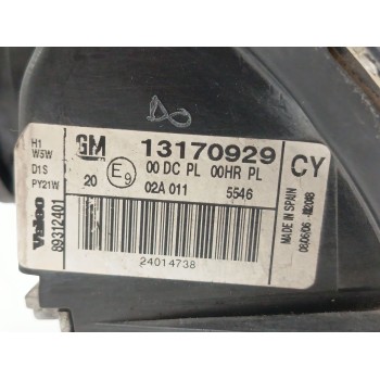 Recambio de faro derecho para opel vectra c gts (z02) 1.9 cdti (f68) referencia OEM IAM 13170929  