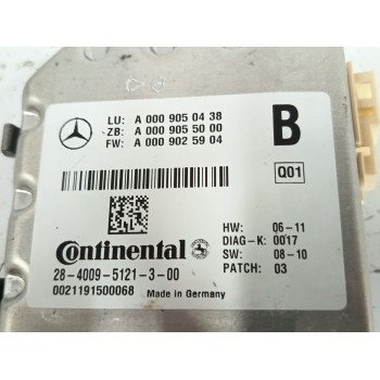 Recambio de modulo electronico para mercedes-benz clase c coupé (c204) c 250 cdi (204.303) referencia OEM IAM A0009050438 A00090
