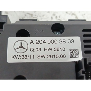 Recambio de mando climatizador para mercedes-benz clase c coupé (c204) c 250 cdi (204.303) referencia OEM IAM A2049003803  