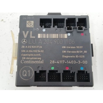 Recambio de modulo electronico para mercedes-benz clase c coupé (c204) c 250 cdi (204.303) referencia OEM IAM A2049001106 A21282
