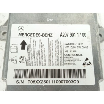 Recambio de centralita airbag para mercedes-benz clase c coupé (c204) c 250 cdi (204.303) referencia OEM IAM A2079011700 5WK4396