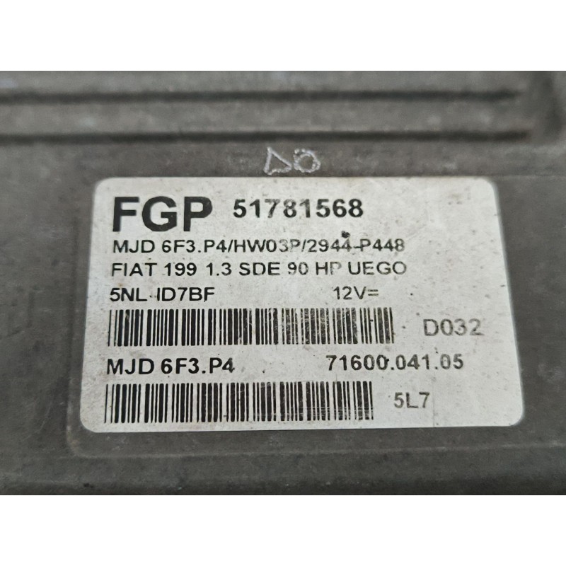 CENTRALITA MOTOR UCE 7160004105 MJD6F3